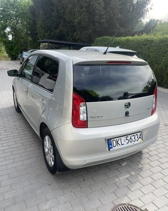 Skoda Citigo cena 27600 przebieg: 74000, rok produkcji 2014 z Kłodzko małe 29